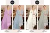 Dn 1258 A To D Mehboob Tex Organza Pakistani Salwar Suit Exporters in India
